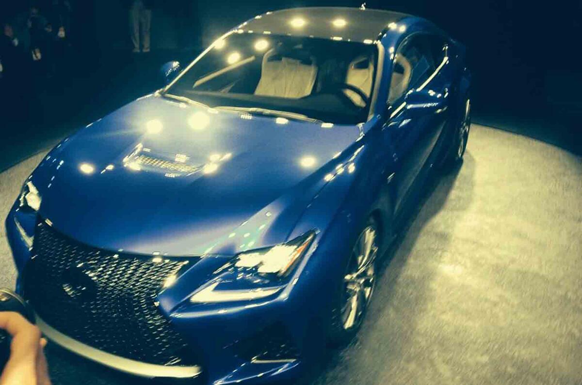 no title New Lexus RC-F coupe revealed in Detroit