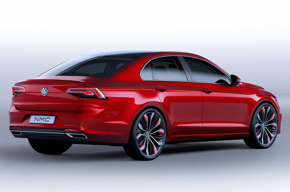 no title Volkswagen New Midsize Coupe concept unveiled at Beijing
