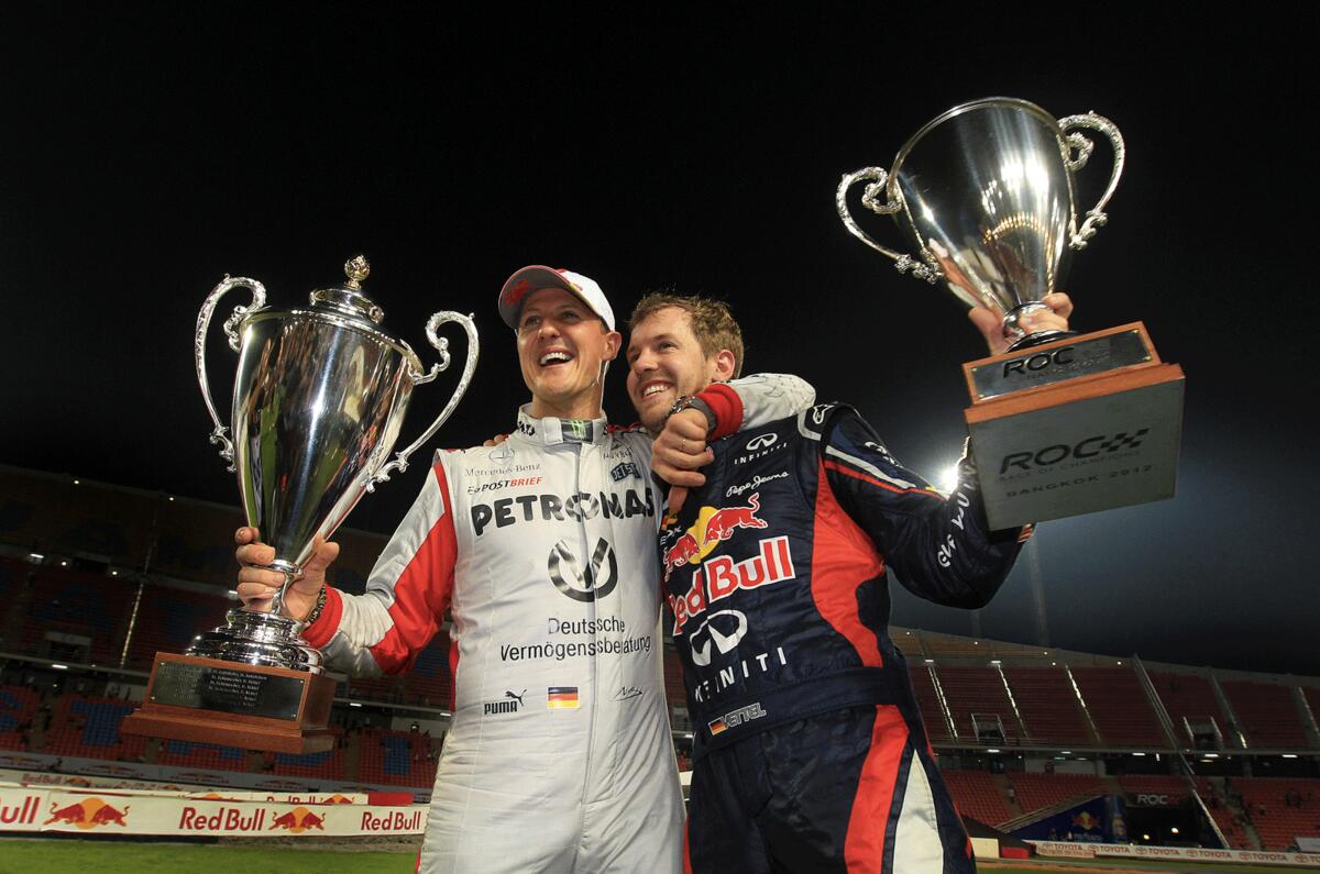 no title Here's hoping Michael Schumacher's luck can hold out