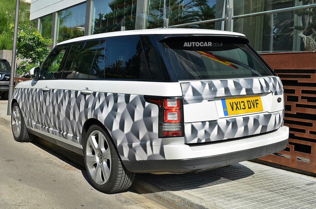 Range Rover long-wheelbase spotted