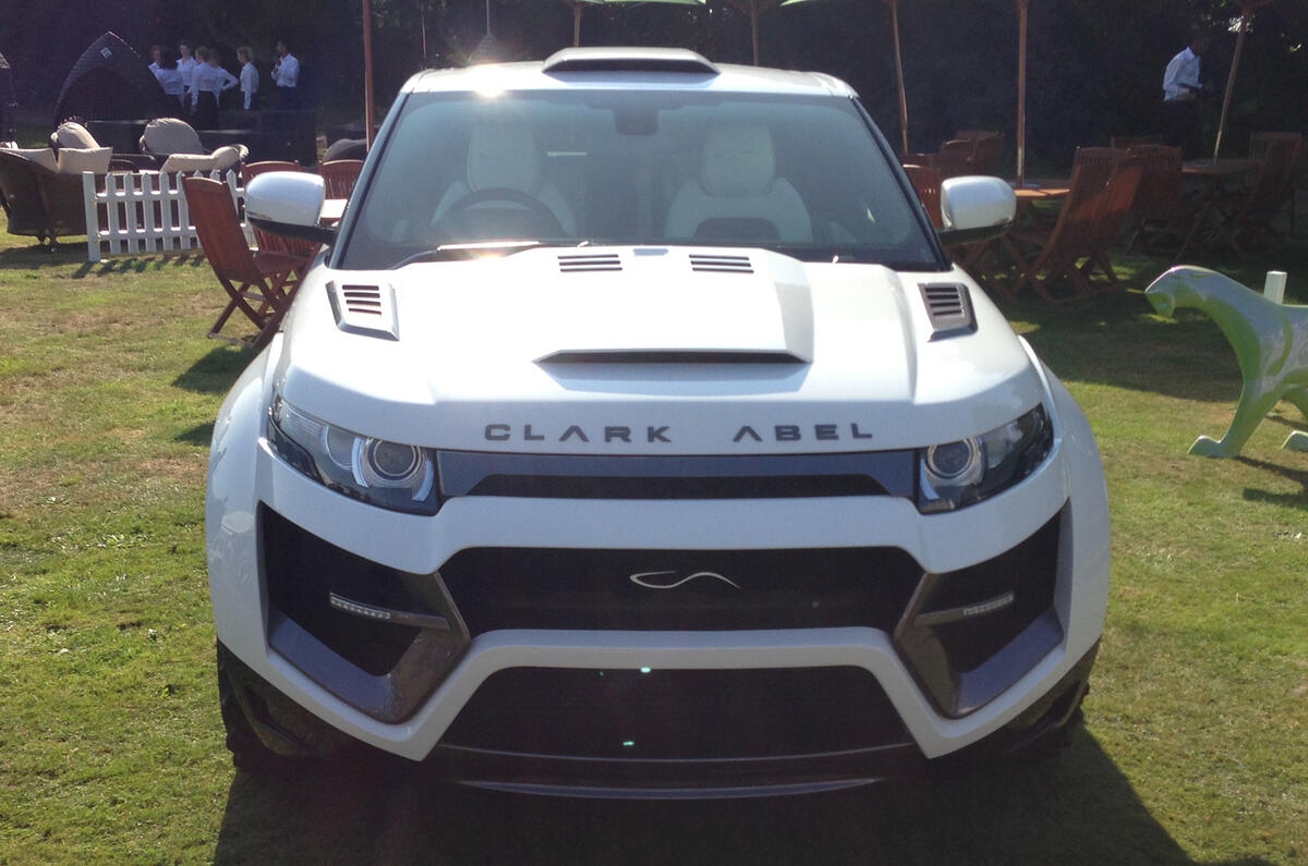 no title Salon Prive 2013: Clark Abel design Range Rover Evoque 'Dakar' revealed