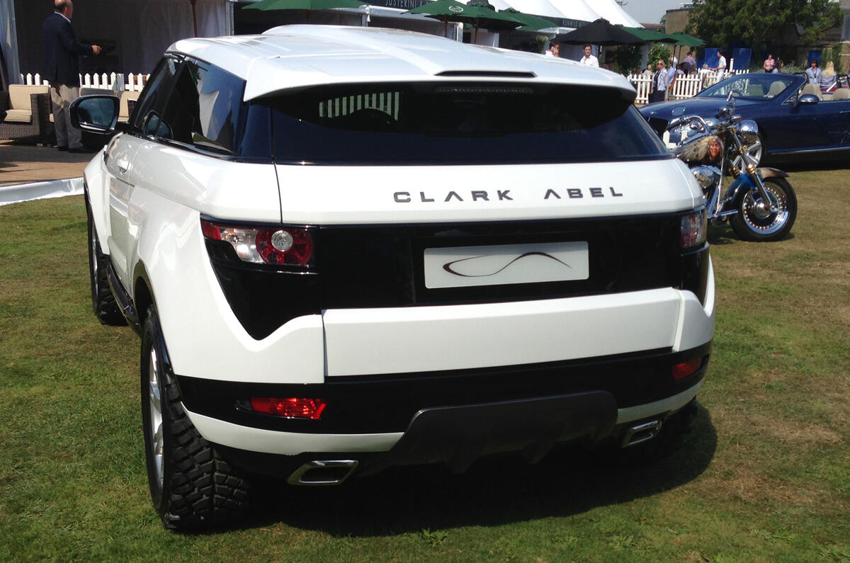no title Salon Prive 2013: Clark Abel design Range Rover Evoque 'Dakar' revealed