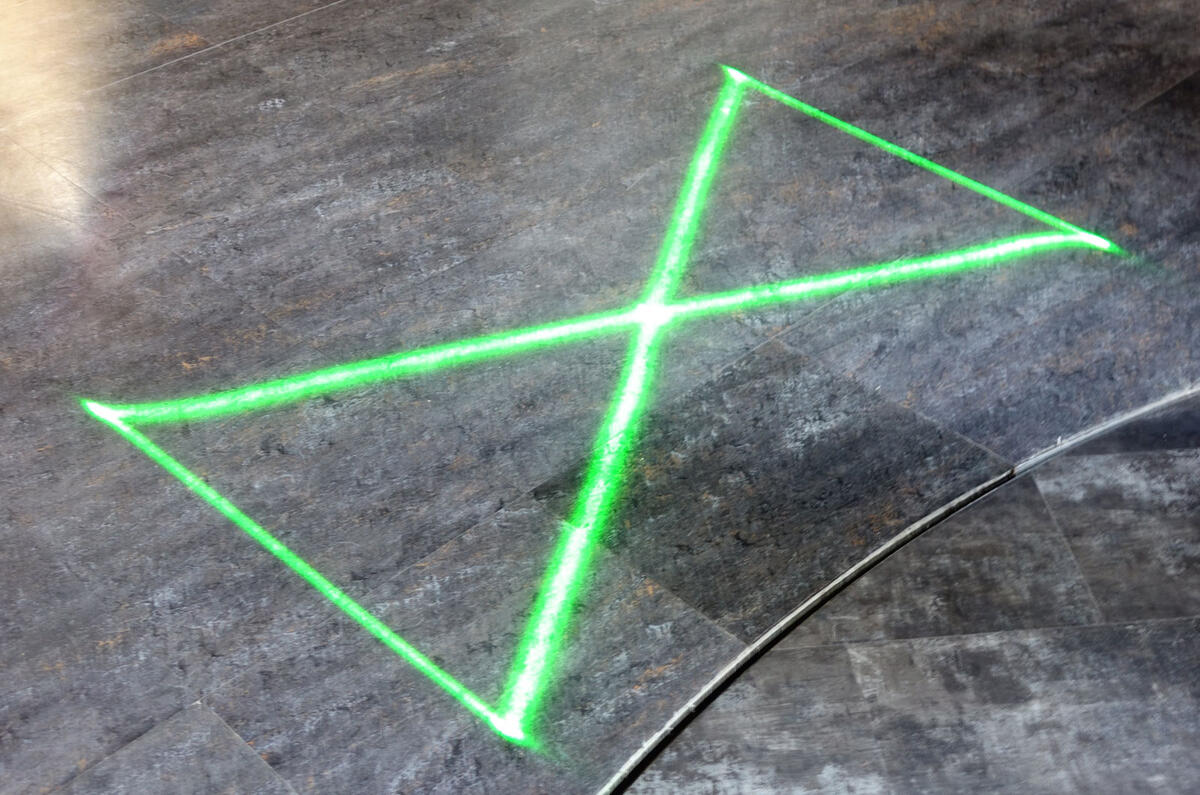 no title Presenting the laser-guided Range Rover of the future
