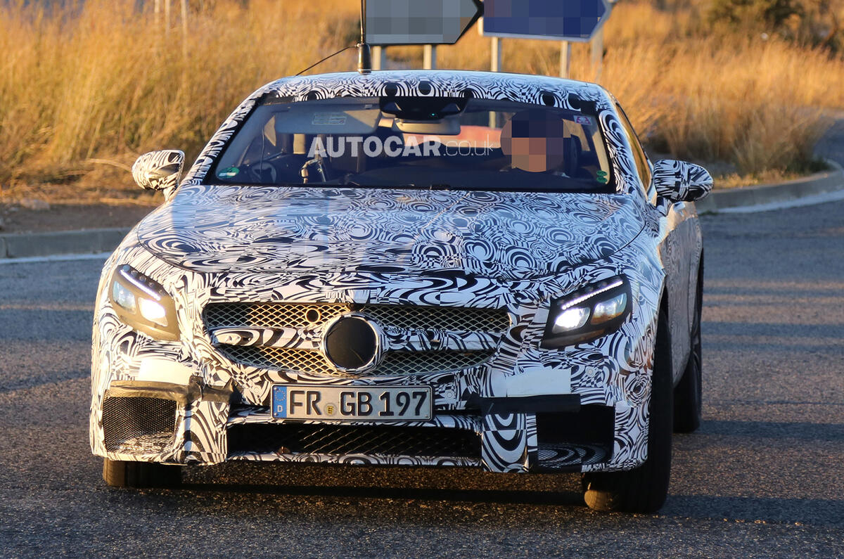 no title New Mercedes S63 AMG coupe spotted - latest pictures