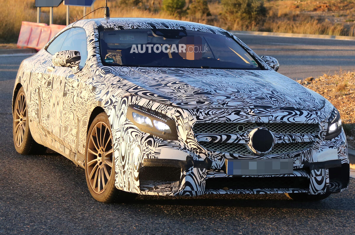 no title New Mercedes S63 AMG coupe spotted - latest pictures