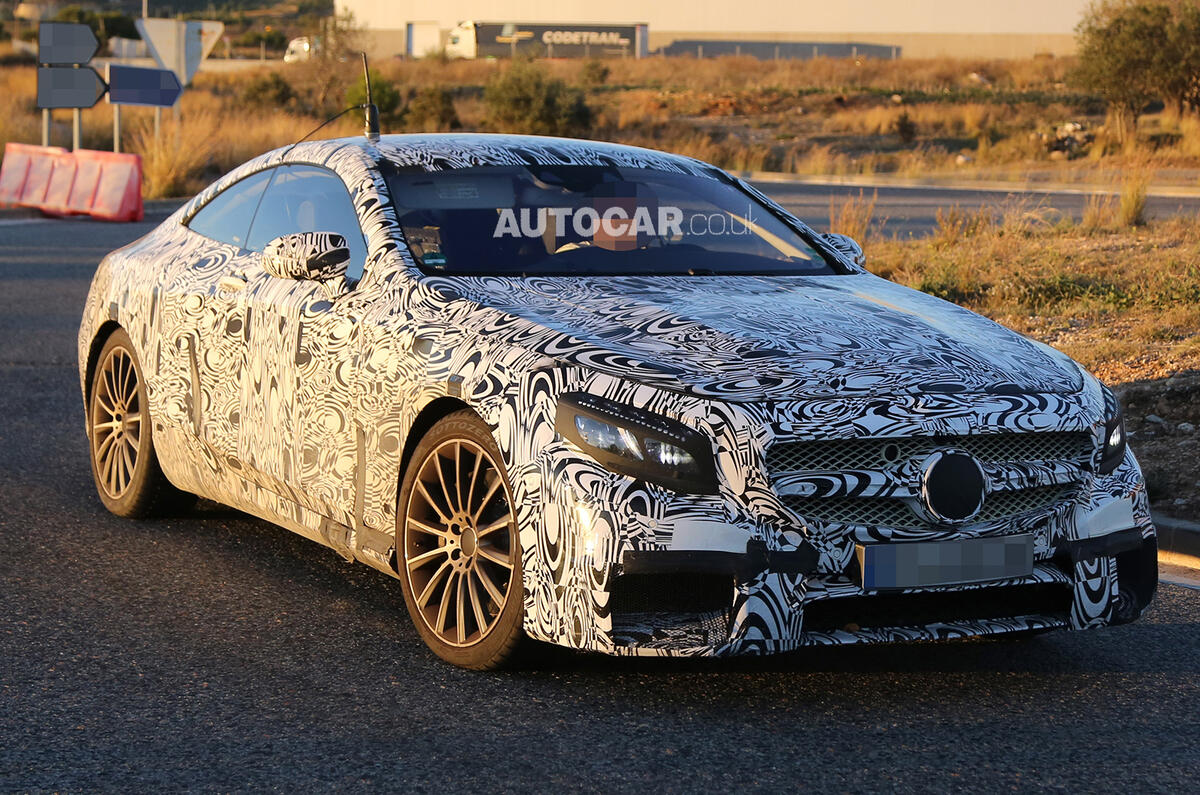 no title New Mercedes S63 AMG coupe spotted - latest pictures