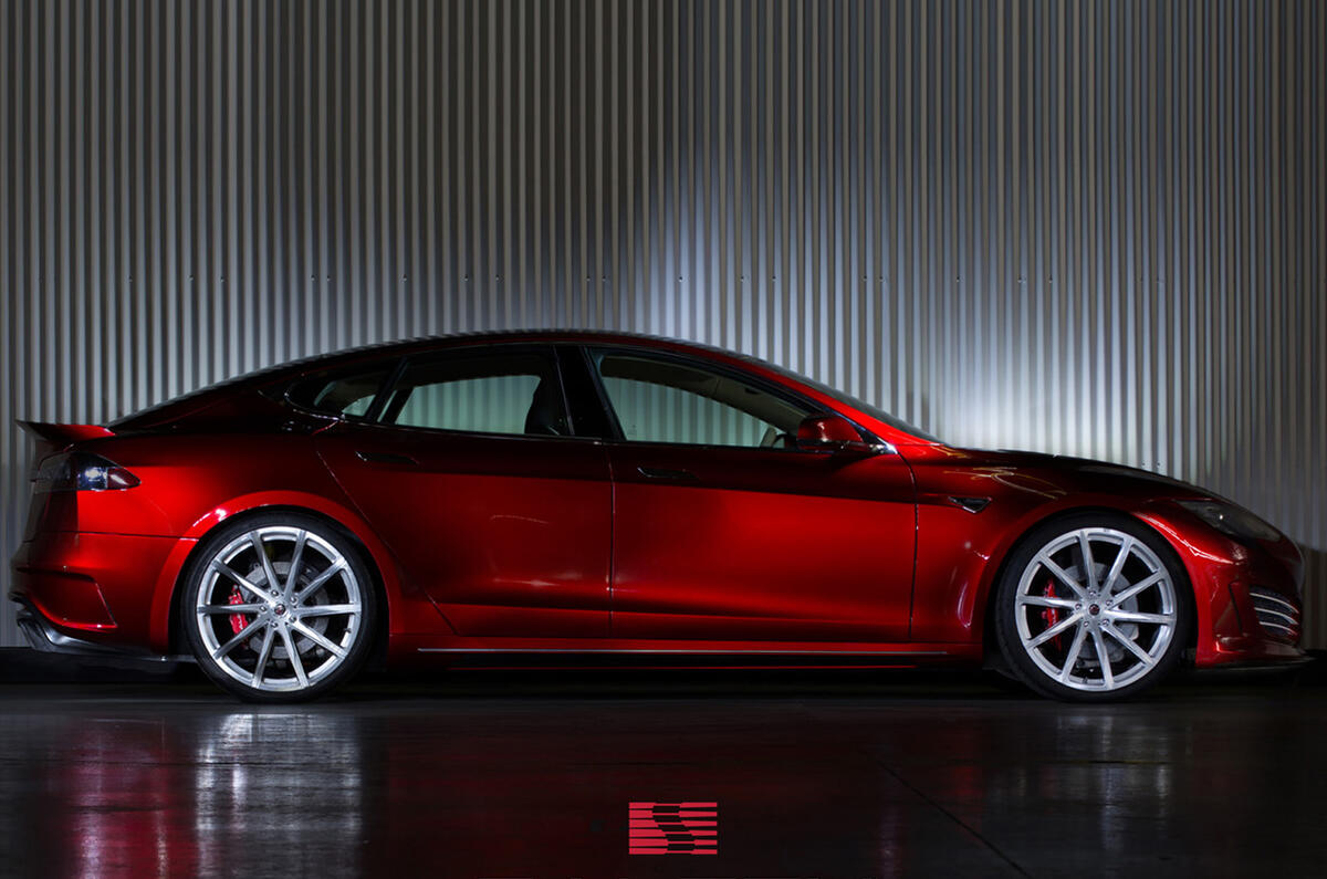 no title Saleen unveils performance electric vehicle based on Tesla Model S