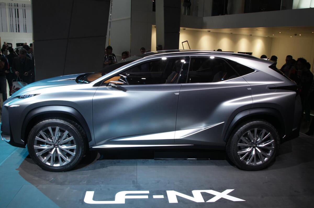 no title Frankfurt motor show 2013: Lexus LF-NX concept