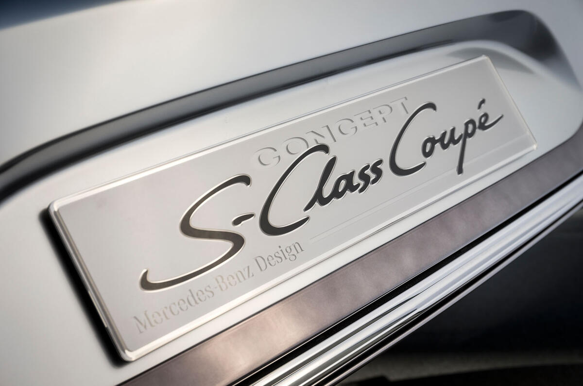 Mercedes' S-class coupe concept 'very close' to production car