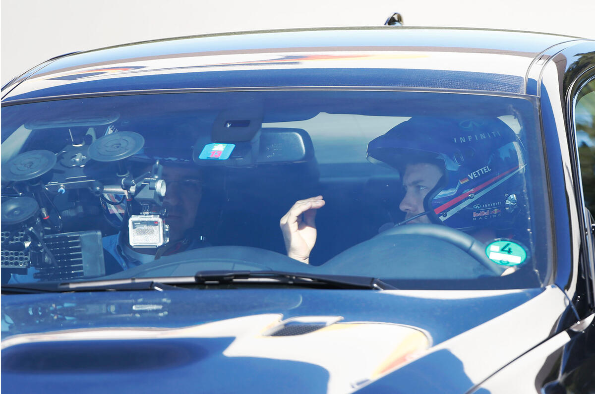 Sebastian Vettel helps Infiniti develop latest models