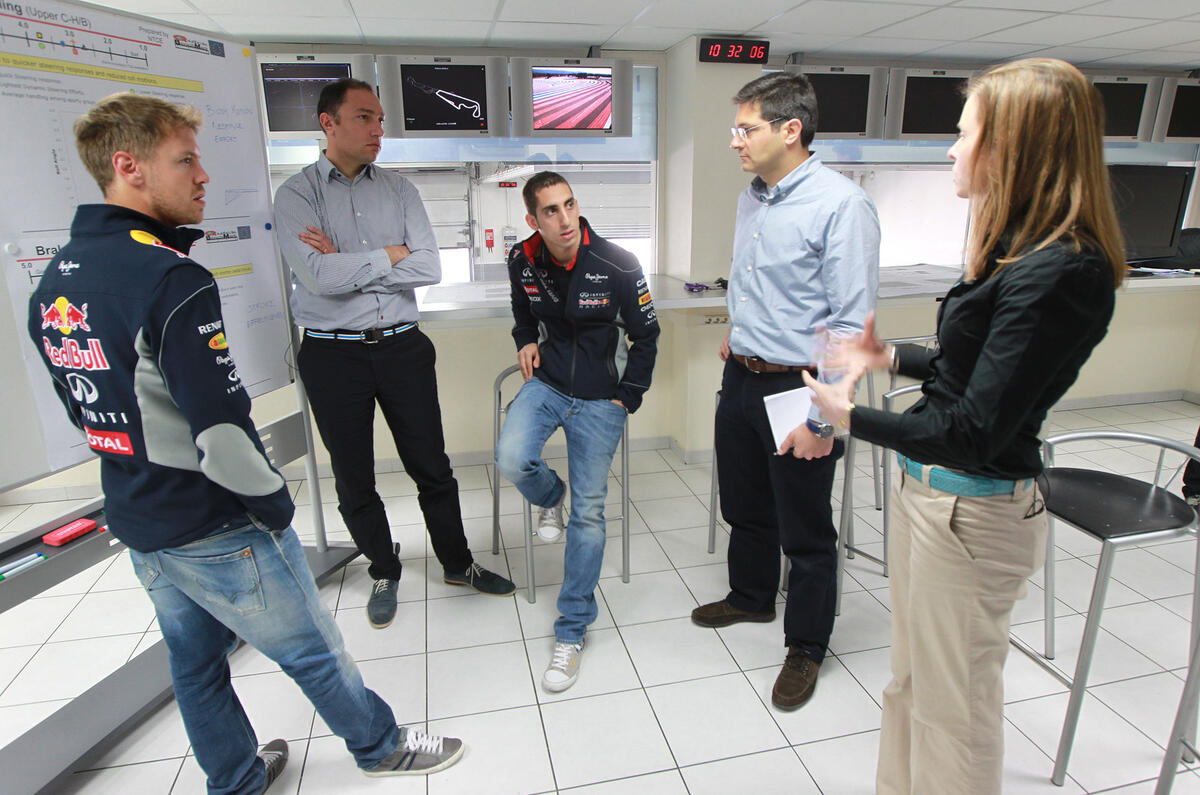 Sebastian Vettel helps Infiniti develop latest models