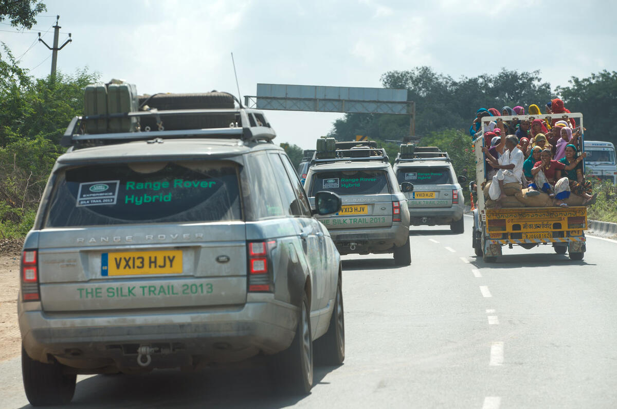Range Rover Hybrids complete Silk Trail - picture special