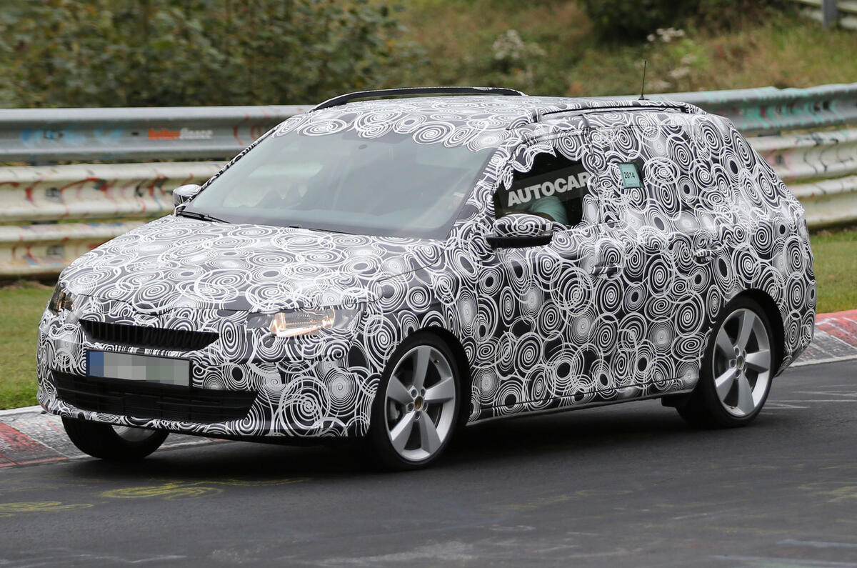 no title Skoda Fabia estate enters final development ahead of Paris reveal