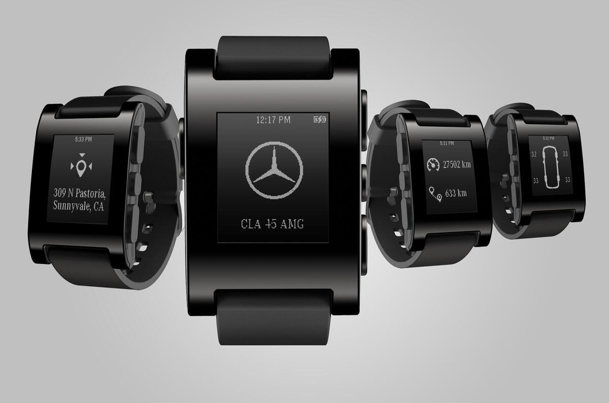 no title Mercedes reveals a smart watch that can talk to your car