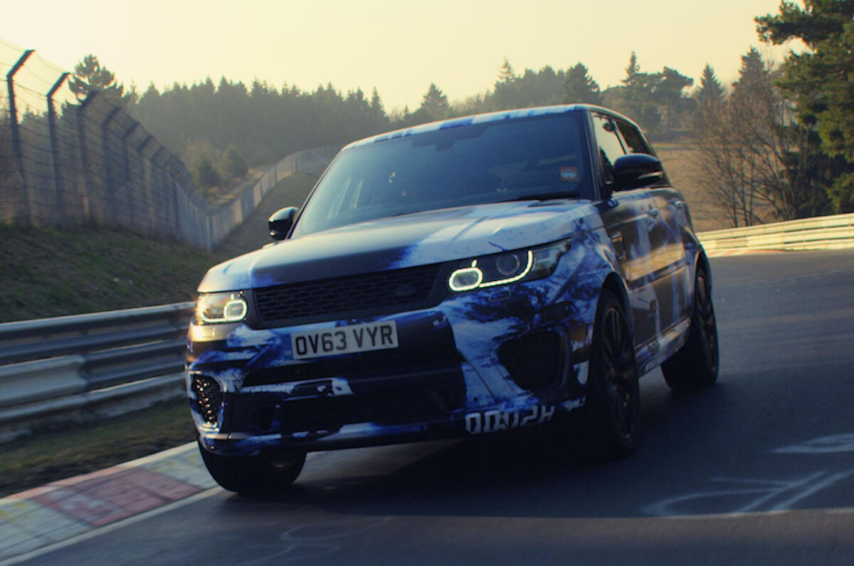 Range Rover Sport SVR takes Nürburgring record for SUVs