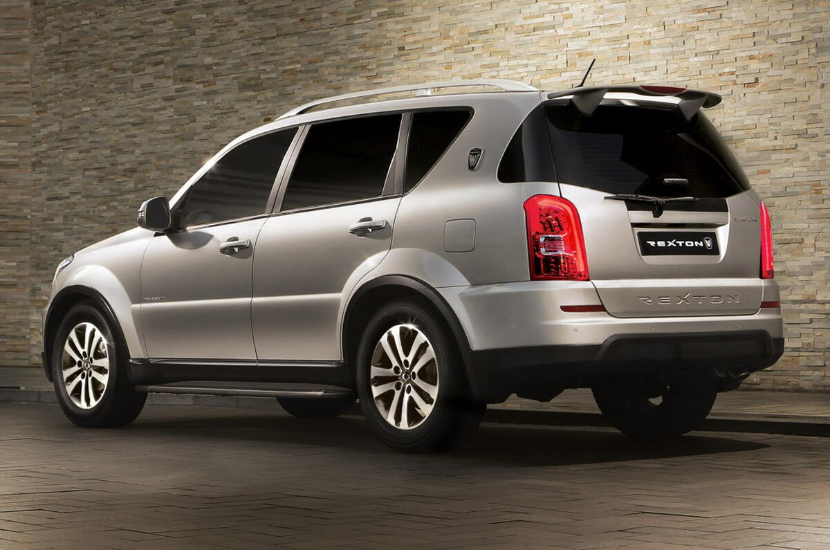 no title SsangYong Rexton W to cost £21,995