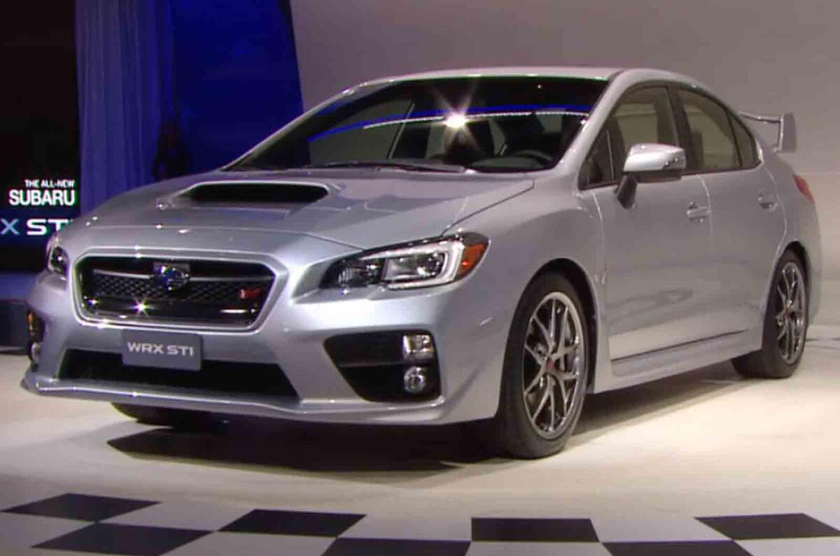 no title Subaru WRX STI gets Detroit premiere