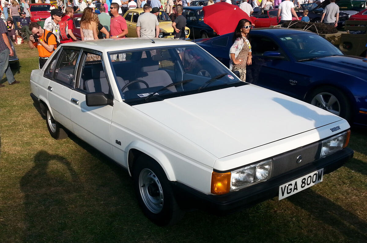Spotting a car rarer than a rare Ferrari at a local car show