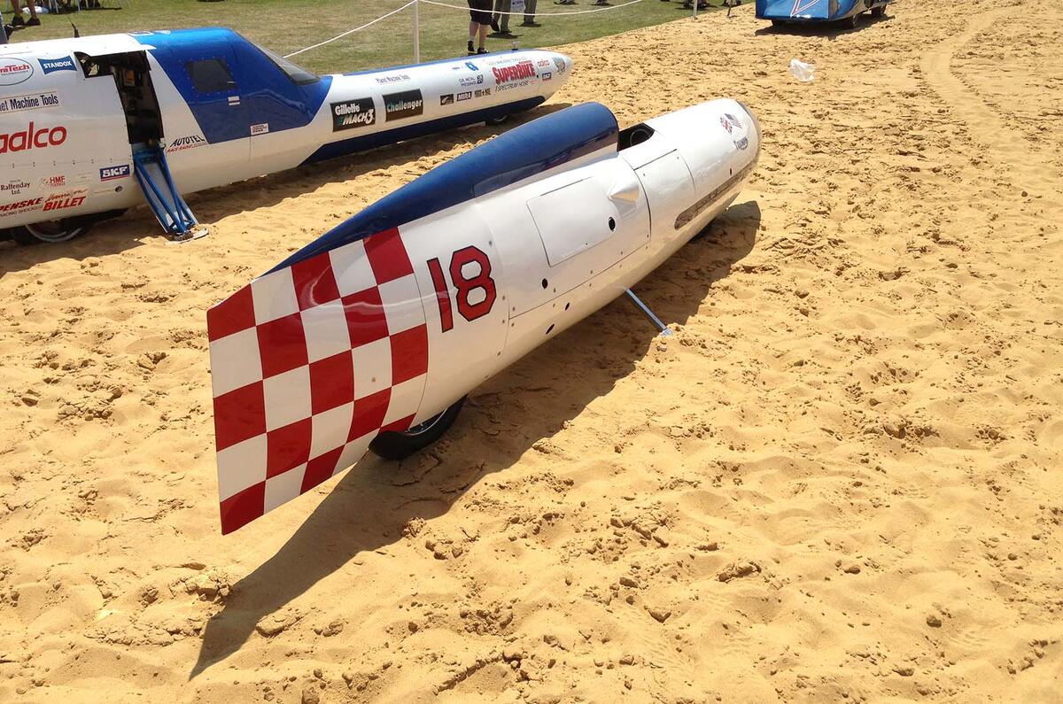 Land Speed Record holders at Goodwood