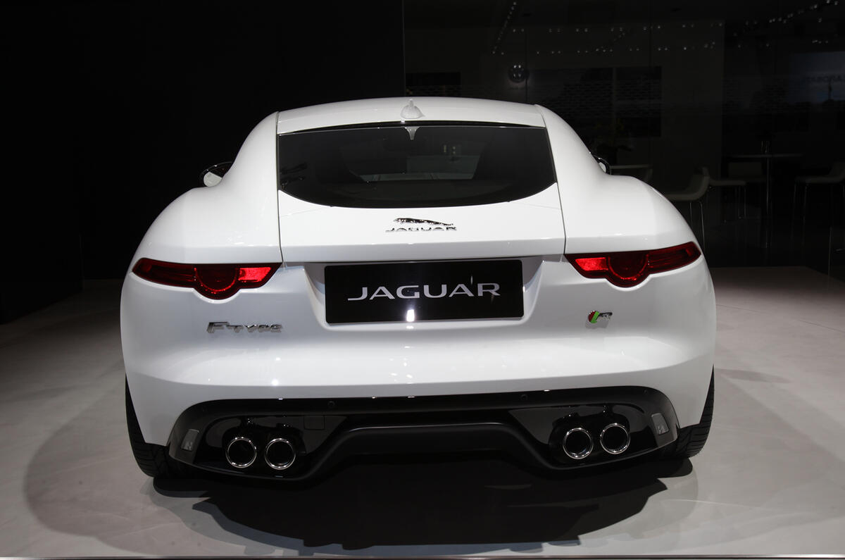 Jaguar F-type coupe revealed