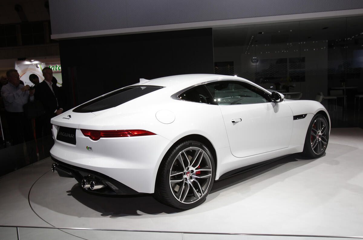 Jaguar F-type coupe revealed
