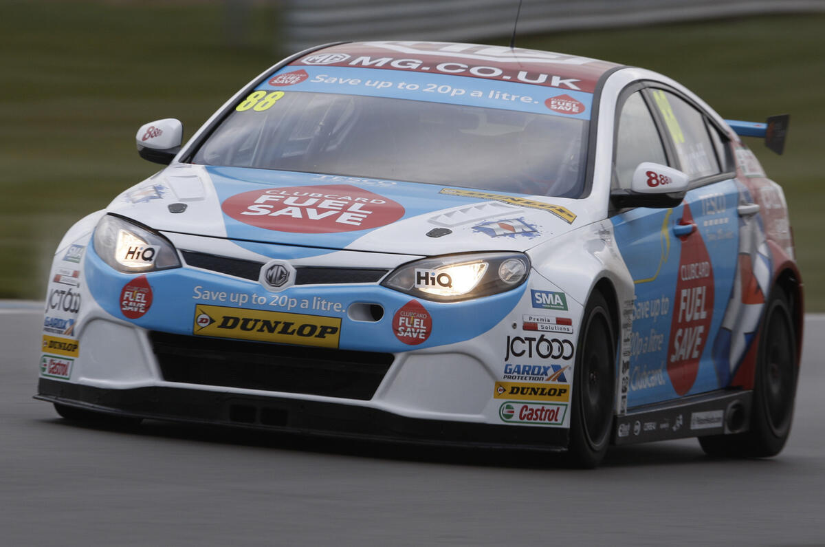 no title Andrew Jordan victorious in the opening round of BTCC 2014