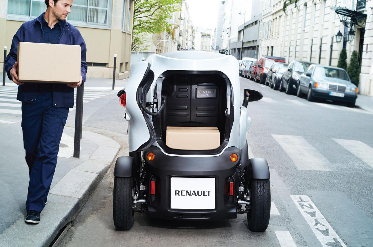 Renault Twizy Cargo launched