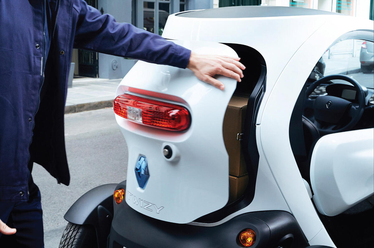 Renault Twizy Cargo launched