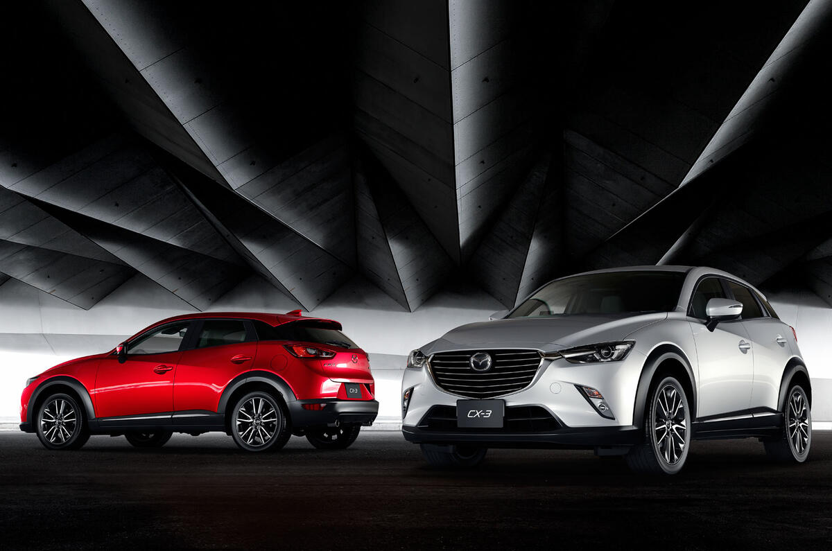 Mazda CX-3 crossover revealed at LA motor show