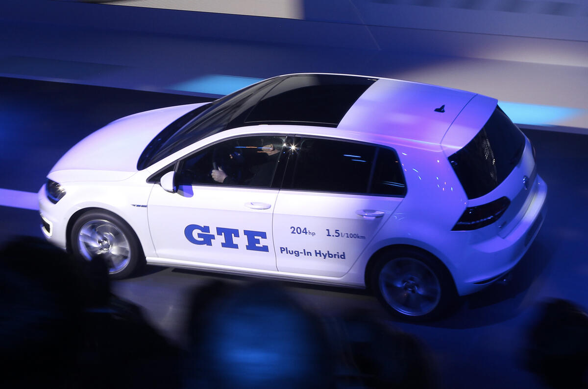 no title Hot electric Volkswagen Golf GTE revealed