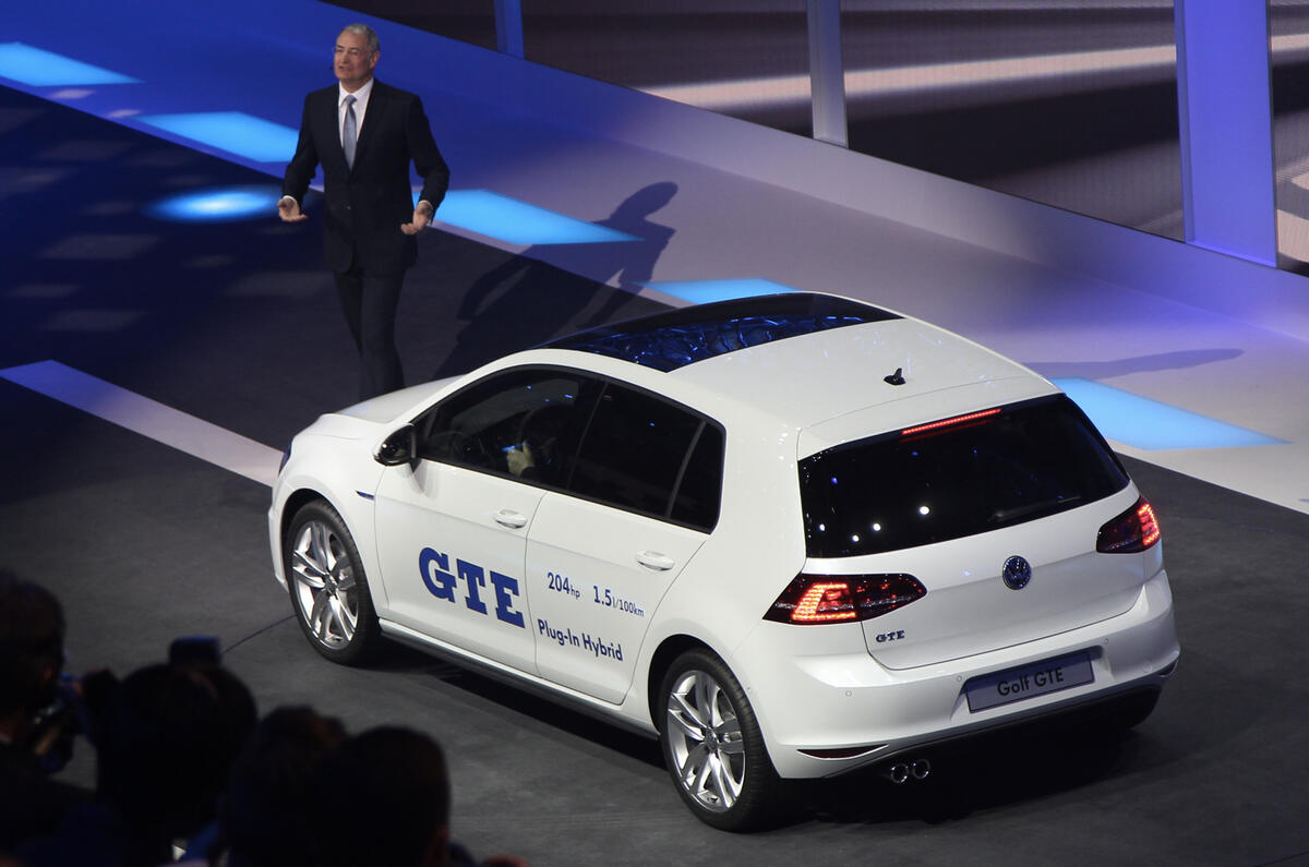 no title Hot electric Volkswagen Golf GTE revealed