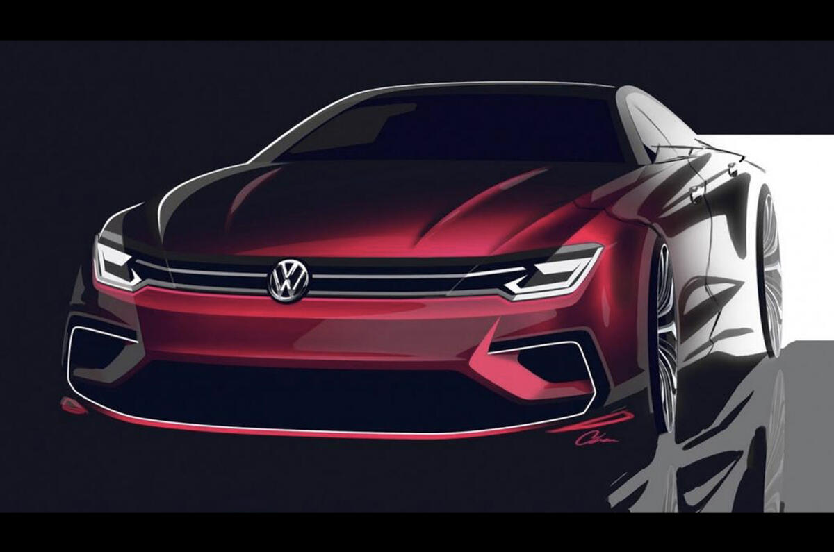 no title Volkswagen plans New Midsize Coupe Concept for Beijing