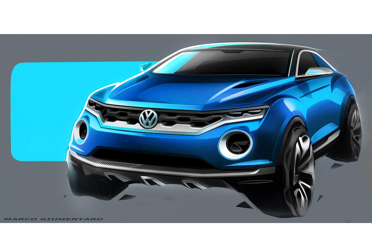 no title Volkswagen shows compact SUV plans with new T-Roc concept