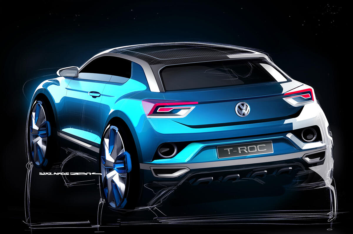 no title Volkswagen shows compact SUV plans with new T-Roc concept