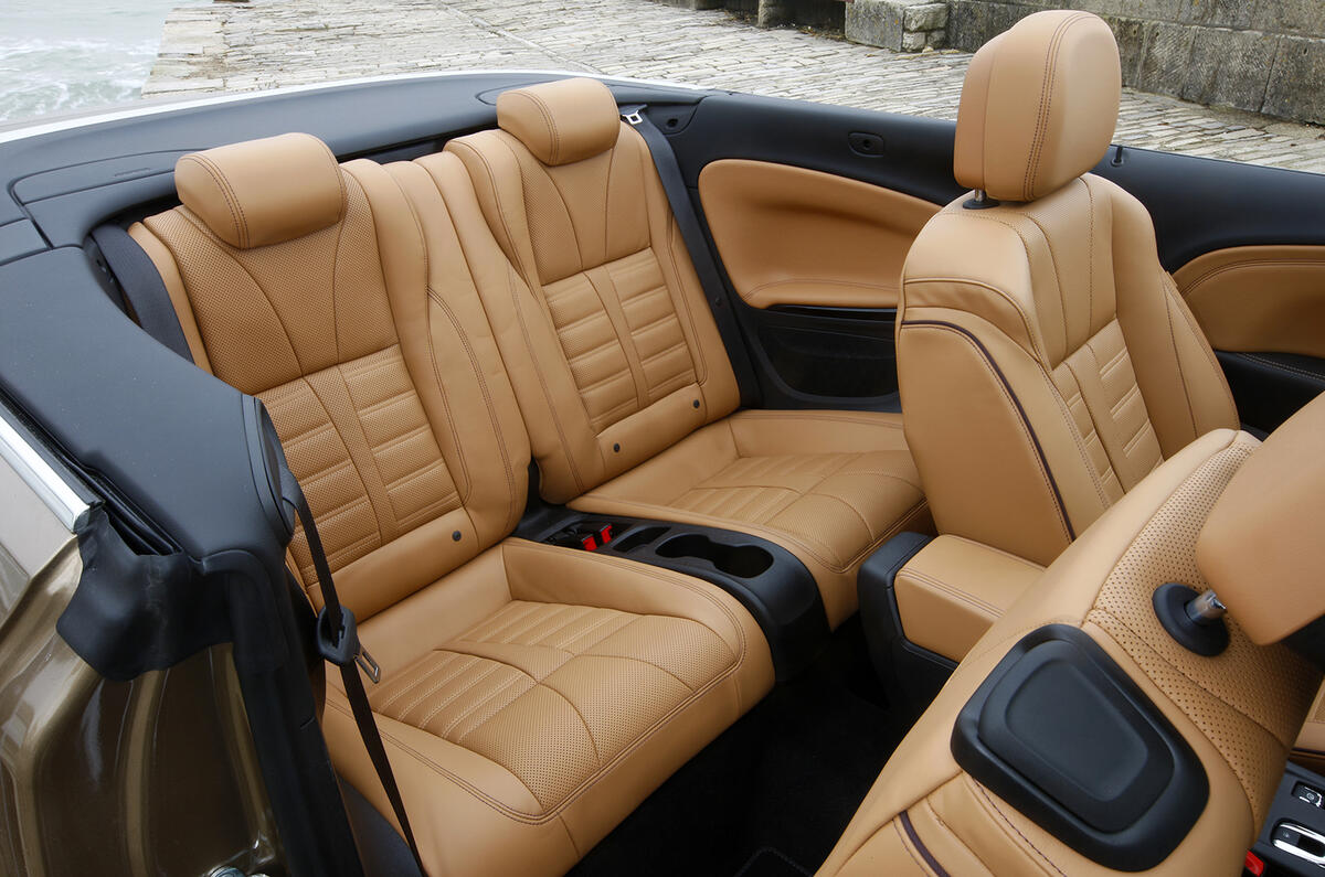 Vauxhall Cascada rear seats