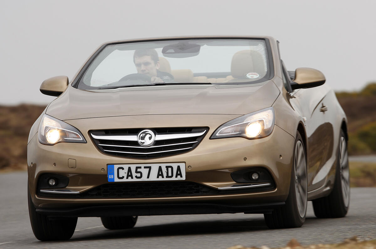 Vauxhall Cascada cornering