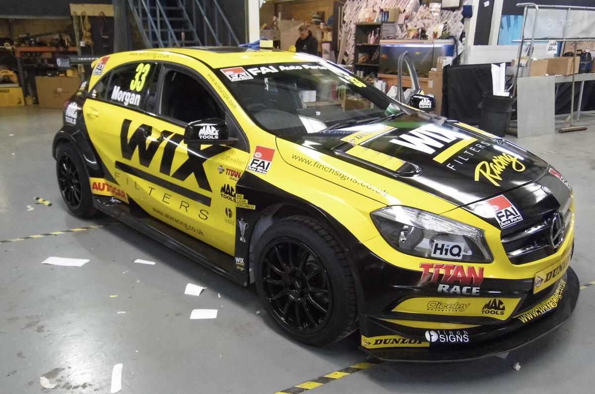 no title Mercedes-Benz returns to BTCC racing with new car