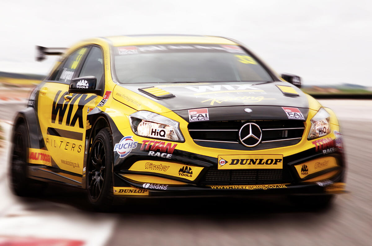 no title Mercedes-Benz returns to BTCC racing with new car