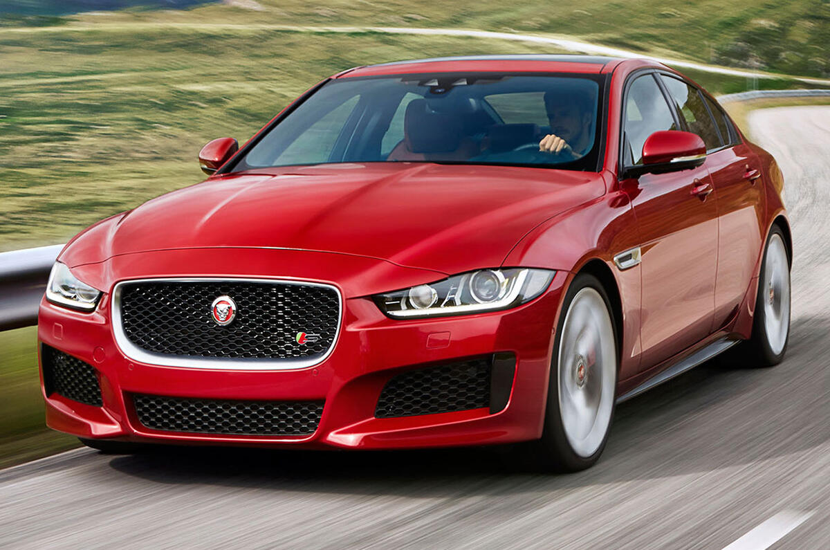 Jaguar XE revealed ahead of 2015 launch Jaguar XE revealed ahead of 2015 launch
