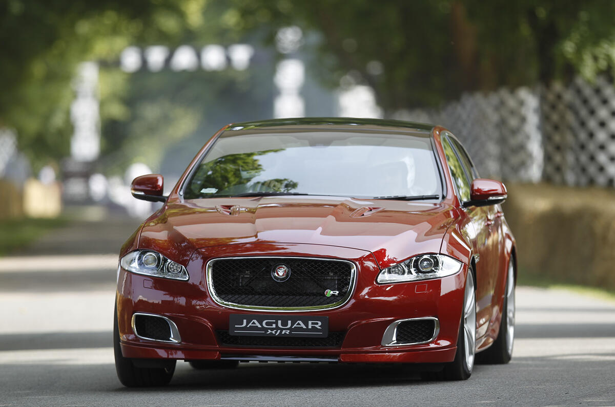 Jaguar XJR shaping up nicely
