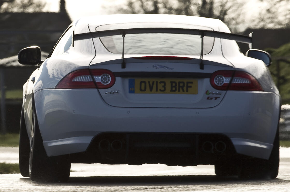 Jaguar XKR-S GT rear cornering