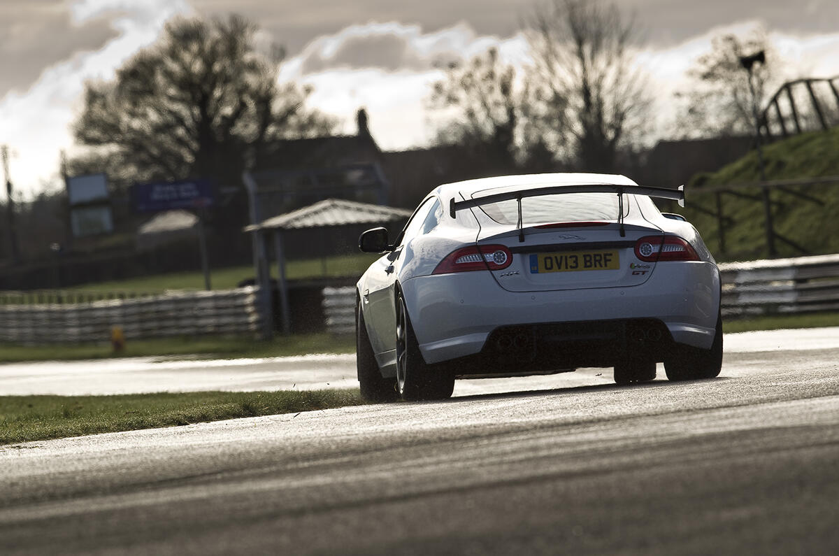 Jaguar XKR-S GT rear cornering