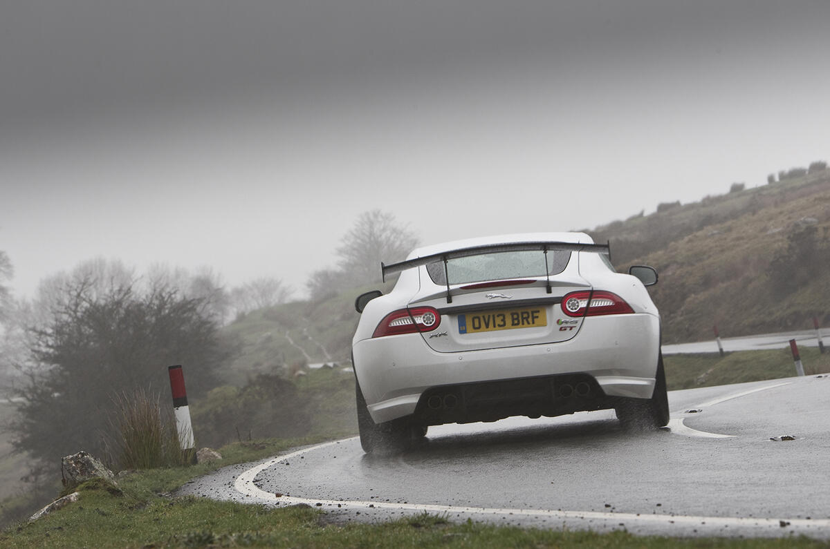 Jaguar XKR-S GT rear cornering
