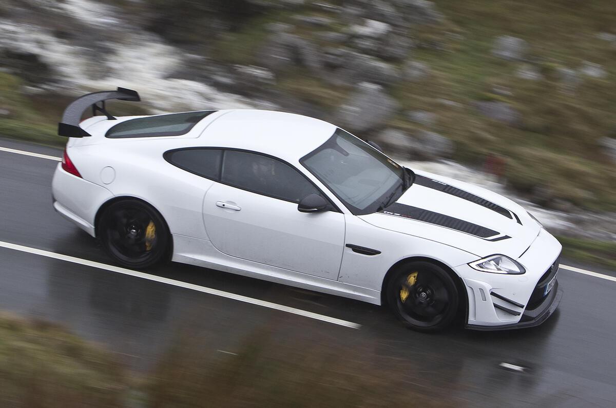 Jaguar XKR-S GT side profile