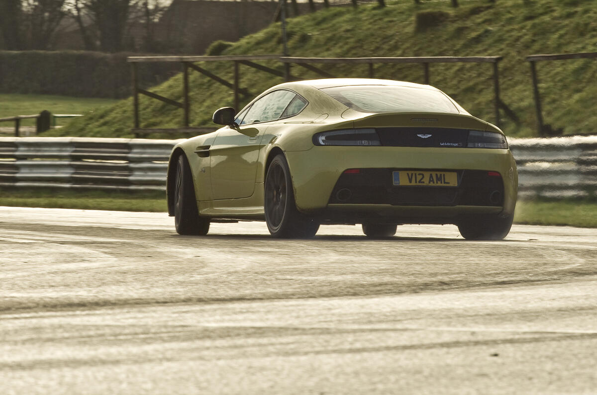 The sporty Aston Martin V12 Vantage S