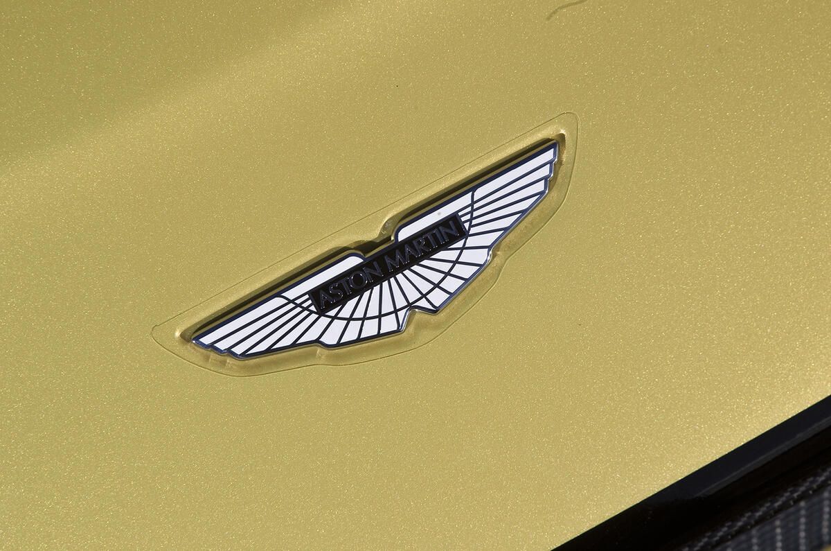 Aston Martin badging