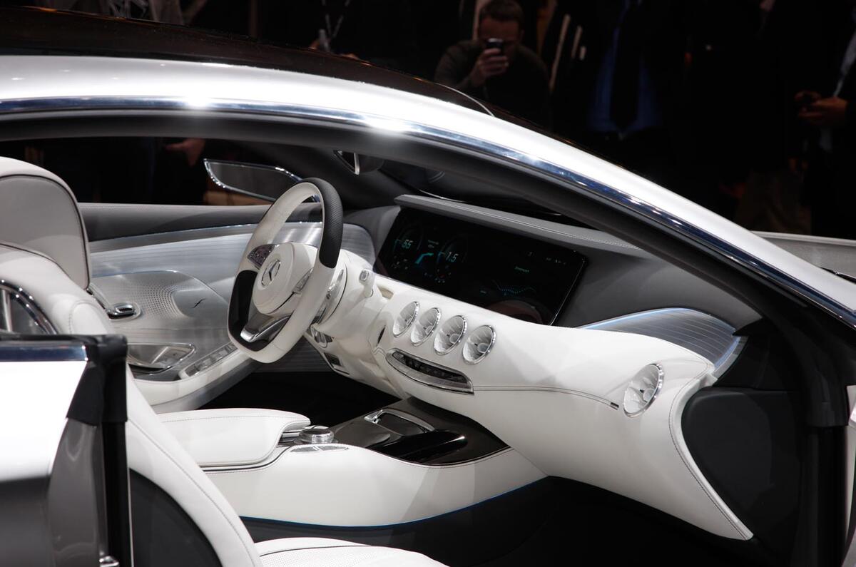 Mercedes-Benz S-class coupe shown