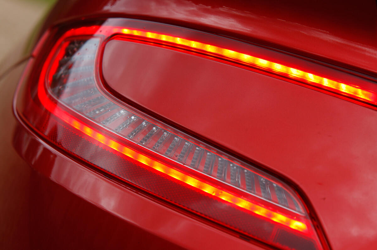 Rear Aston Martin Vanquish lights