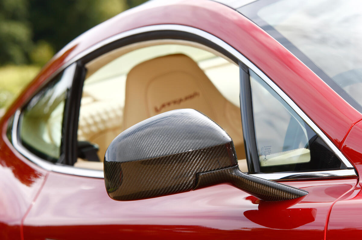 Aston Martin Vanquish driver's window