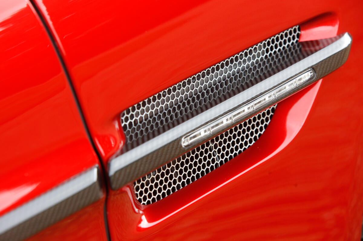 Signature Aston Martin Vanquish vents